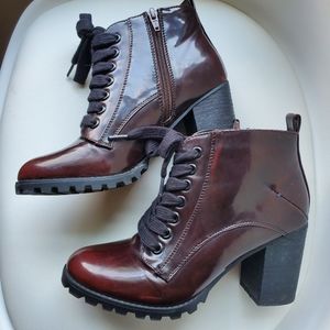 SOLD Burgandy Boots